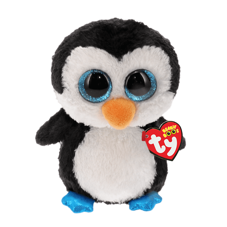 TY: Original Beanie Babies: Small: Waddles the Penguin