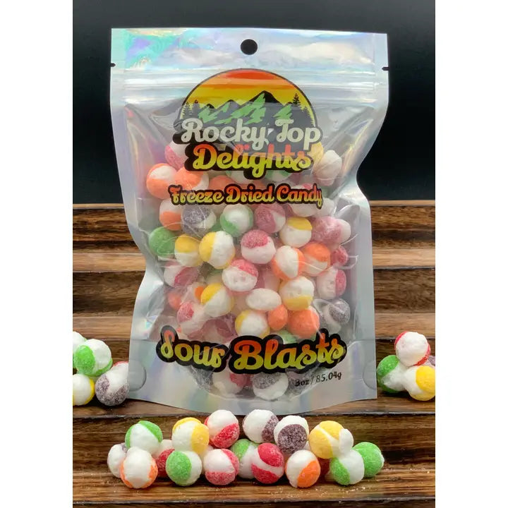 Rocky Top Delights: Freeze Dried Candy: Sour Blast