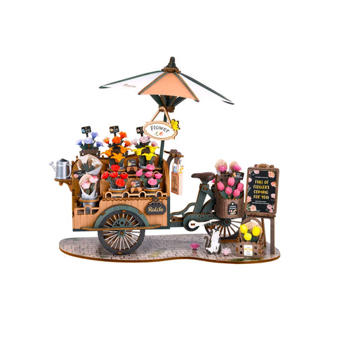 Hands Craft: 3D Wooden Puzzle: Blossom Cart