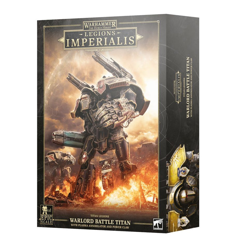 Warhammer The Horus Heresy: Legions Imperialis: Warlord Titan With Power Claw and Plasma Annihilator