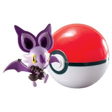 Pokémon Clip'n Carry Poke Ball: Noibat and Red Ball