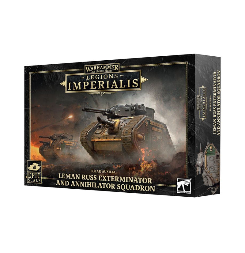 Warhammer The Horus Heresy: Legions Imperialis: Leman Russ Exterminator and Annihilator Squadron