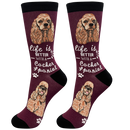 Life is Better Socks: Cocker Spaniel