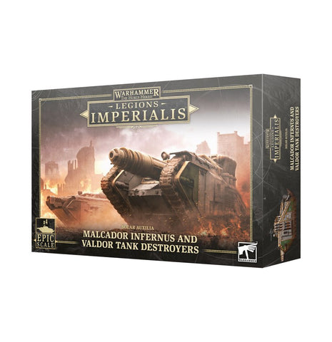Warhammer The Horus Heresy: Legions Imperialis: Malcador Infernus and Valdor Tank Destroyers