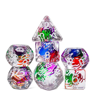 Foam Brain Games RPG Dice Set: Spider Swarm