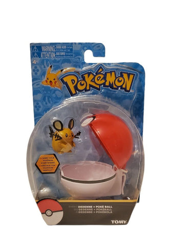 Pokémon Clip'n Carry Poke Ball: Dedenne and Red Ball