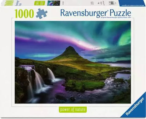 Ravensburger: 1000 Piece Puzzle: Aurora Over Kirkjufell