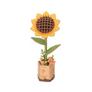 Wooden Bloom Craft: Sunflower