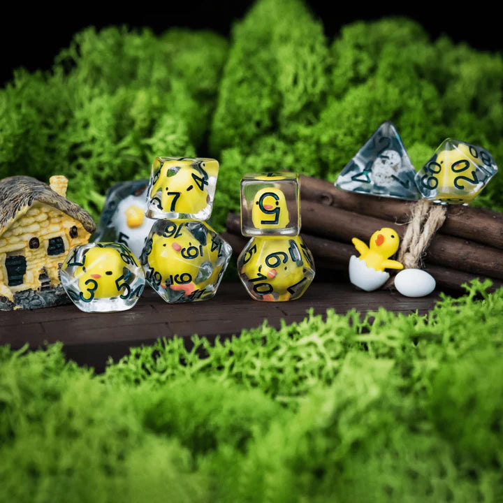 Foam Brain Games RPG Dice Set: Chicken Farm