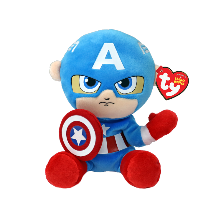 TY: Original Beanie Babies: Small: Captain America
