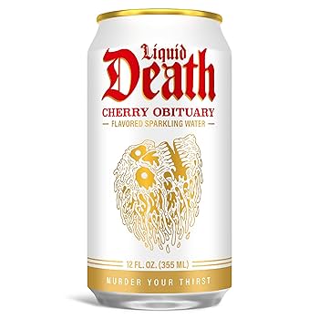 12oz Can: Liquid Death: Cherry Obituary