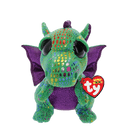 TY: Beanie Boos: Small: Cinder (Green Dragon)