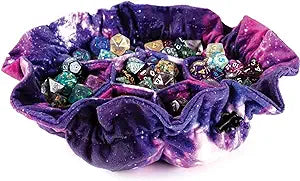MDG: Velvet Dice Bag with Pockets:Nebula