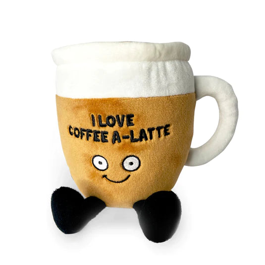 Punchkins: Plush Coffee: "I Love Coffee A-Latte!"