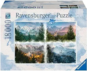 Ravensburger: 18,000 Pieces: Castle Through the Seasons