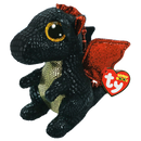 TY: Beanie Boos: Medium: Grindal (Black Dragon)