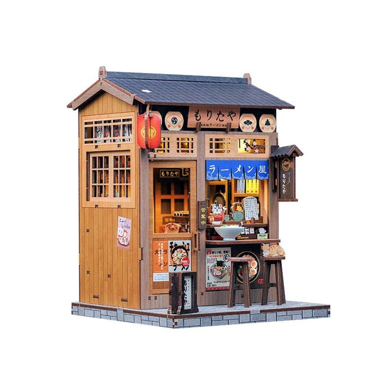 Hands Craft: 3D Wooden Puzzle: DIY Book Nook: Morita-Ya