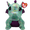 TY: Beanie Boos: Large: Cinder (Green Dragon)