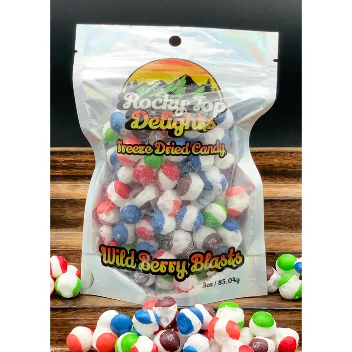Rocky Top Delights: Freeze Dried Candy: Wild Berry Blasts
