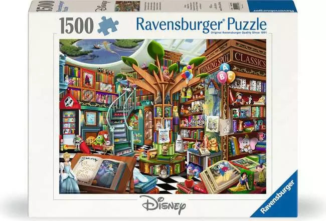 1500 Piece Puzzle: Magical Disney Bookshop