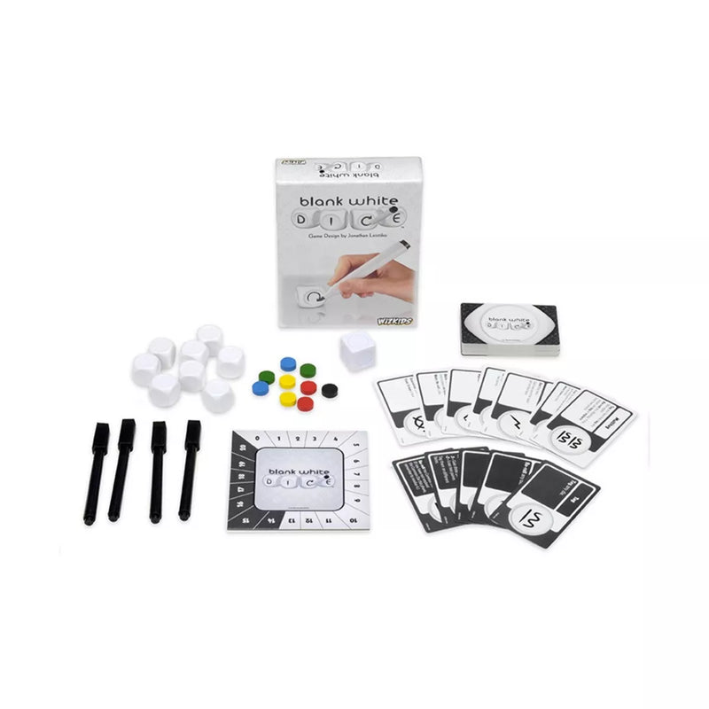 Blank White Dice Game