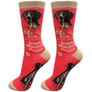 Life is Better Socks: German Shorthaired Pointer