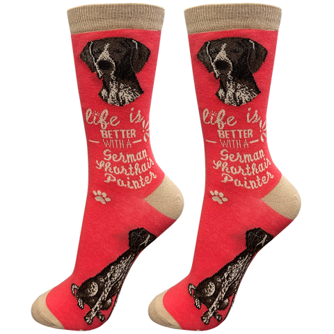 Life is Better Socks: German Shorthaired Pointer