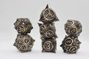 Foam Brain Games: Meteor Storm: Metal RPG Dice Set: Bronze Asteroid