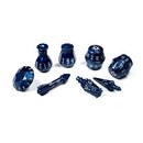 Polyhero Dice - Rogue 8 Dice Set Midnight Blue