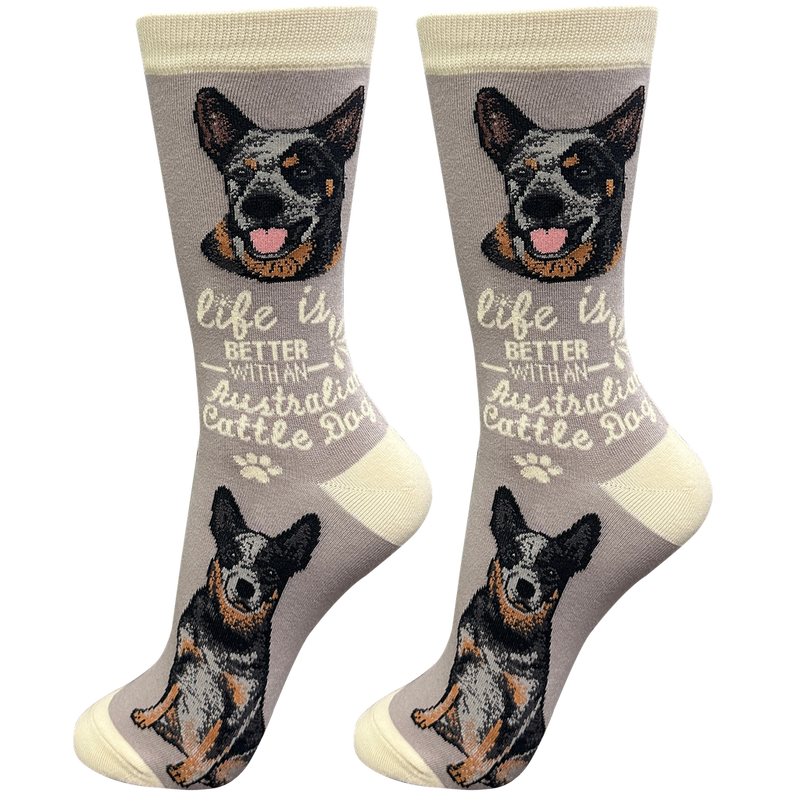 Life is Better Socks: Australian Cattle Dog