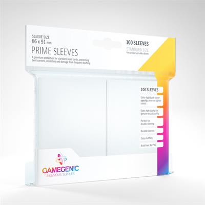 Gamegenic: Prime Card Sleeves: White