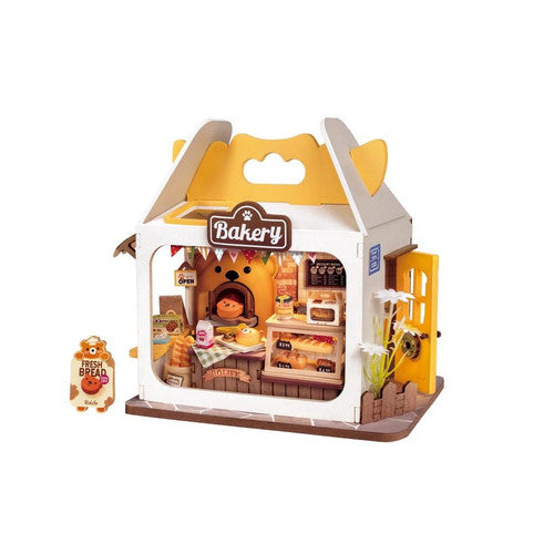 Hands Craft 3D Wooden Puzzle: DIY Miniature House: Teddy's Breadbox
