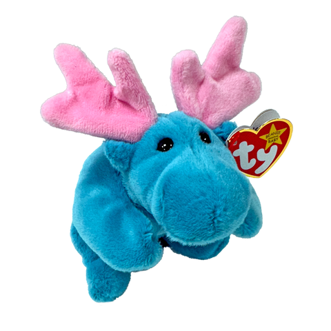 TY: Beanie Baby: Hudson (Blue Moose)