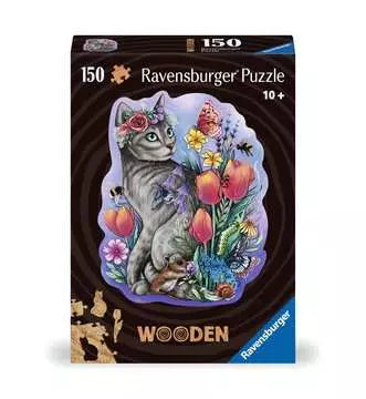 Ravensburger: 150 Piece: Wooden: Lovely Cat