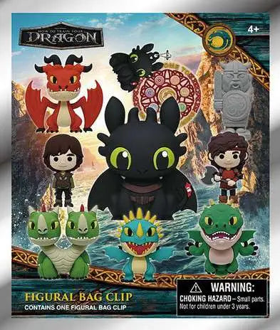 Figural 3D Bag Clip: How to Train Your Dragon: Series 2