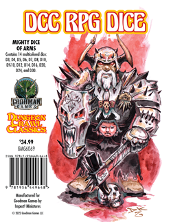 DCC RPG Dice: Mighty Dice of Arms
