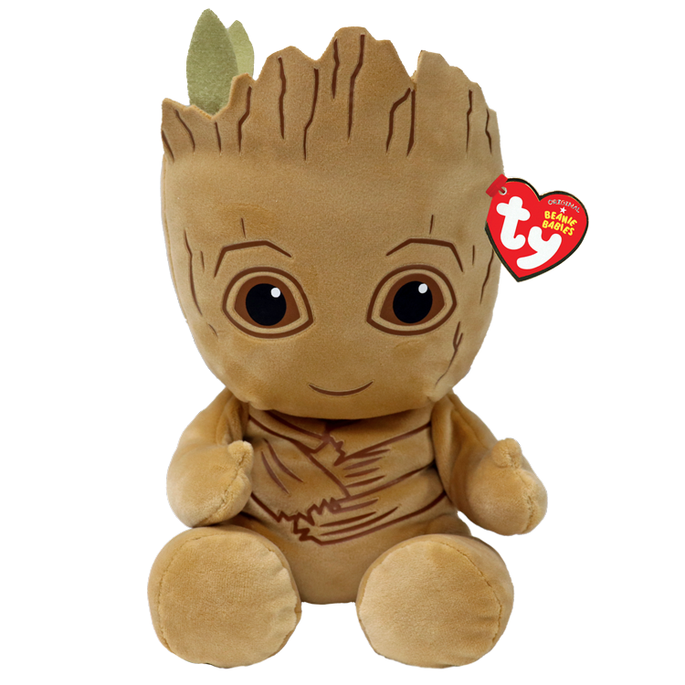 TY: Original Beanie Babies: Medium: Groot (Marvel)