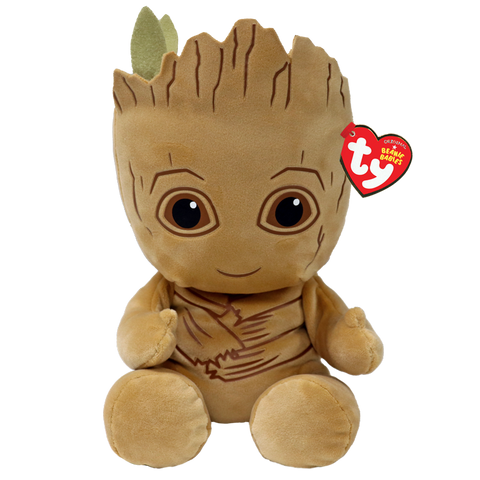 TY: Original Beanie Babies: Medium: Groot (Marvel)