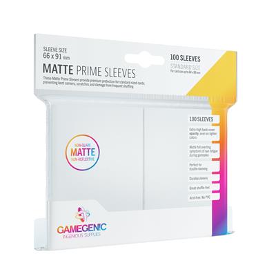 Gamegenic: Matte Prime Card Sleeves: White