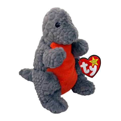 TY: Beanie Baby: Emmett (Grey Dinosaur)