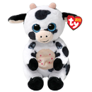 TY: Beanie Bellies: Small: Herdly (Black and White Cow)