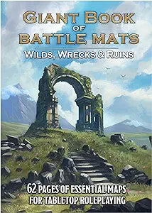 Giant Book of Battle Mats: Wilds, Wrecks & Ruins