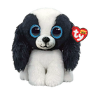 TY: Beanie Boos: Small: Sissy (Black and White Dog)