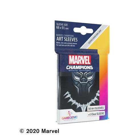 Gamegenic - Marvel Champions Art Sleeves - Black Panther