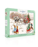 New York Puzzle Company: (1,000 Piece) Peter Rabbit and Santa