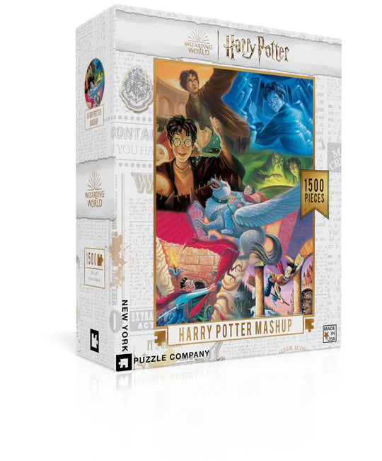 New York Puzzle Company: (1,500 Piece) Harry Potter Mashup