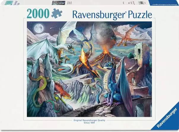 Ravensburger: 2000 Piece Puzzle: The Dragon Guardians