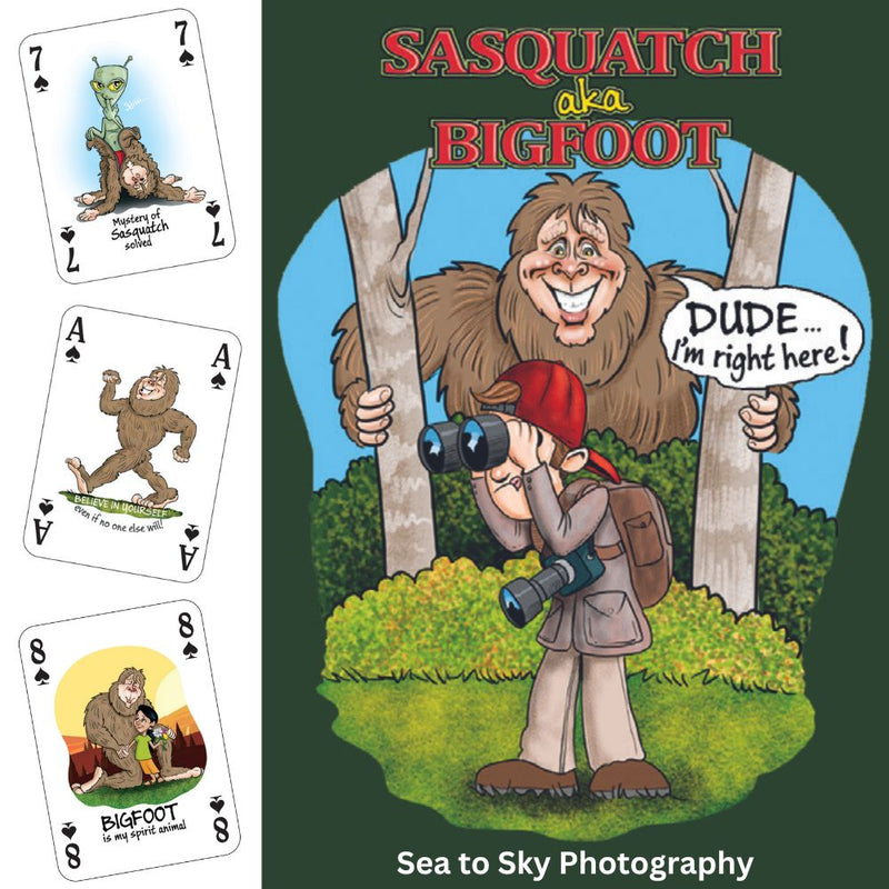 Sea to Sky Playing Cards - Sasquatch aka Bigfoot
