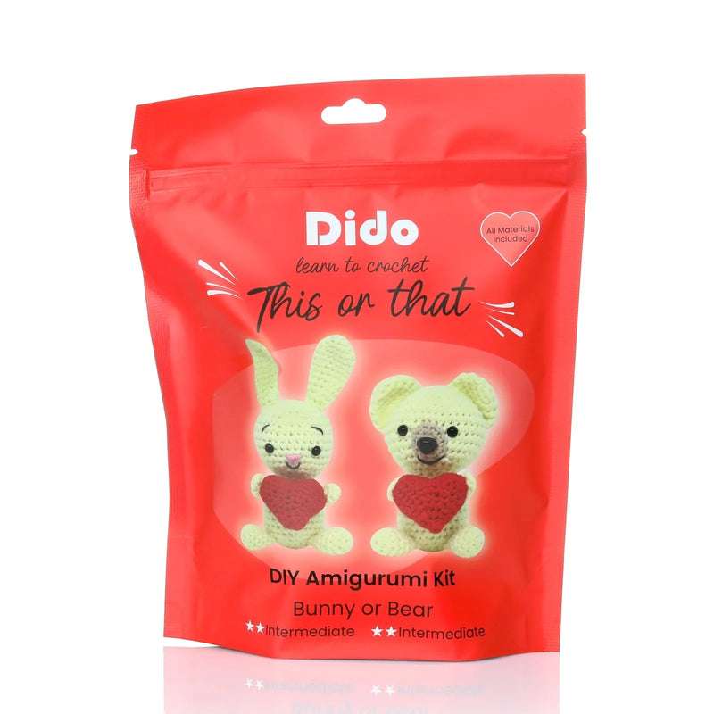 Dido DIY: Amigurumi Kit This or That: Bunny or Bear