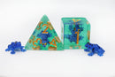 Foam Brain Games RPG Dice Set: Dark Blue Frog